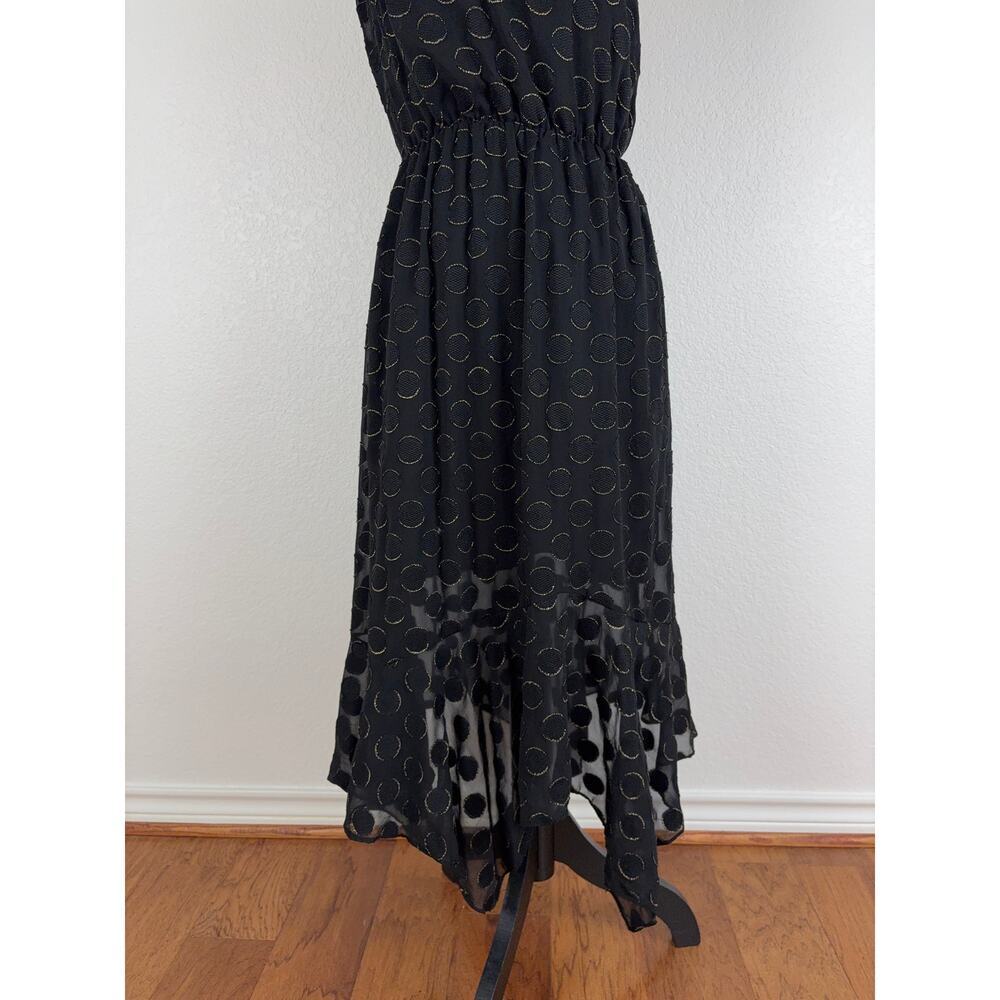 B18 Monique Lhuillier Midi Dress Womens 4 One Shoulder Audrey Hepburn Cocktail - Picture 6 of 9